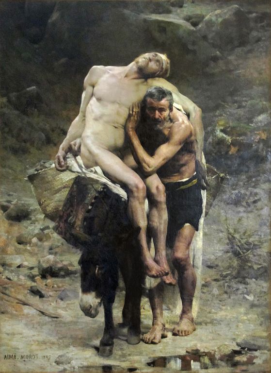 The Good Samaritan by Aimé Morot (1880)