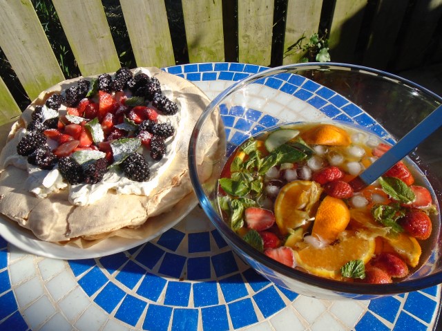 Pimms and pavlova on a summer's day